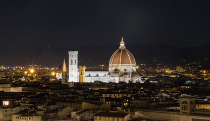 Naklejka premium Dom Florenz Nachtaufnahme