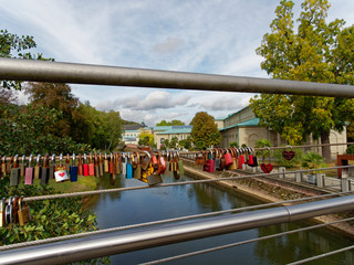 .Kurpark und Regentenbau im Staatsbad Bad Kissingen, Unterfranken, Franken, Bayern, Deutschland.