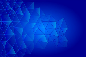 blue abstract polygon background