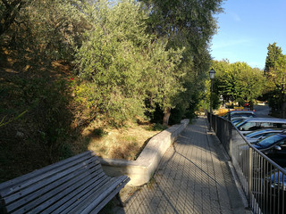 the streets of a small country