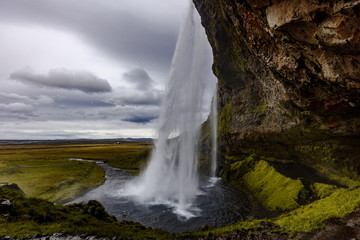 seljalandsfoss waterfall in Iceland