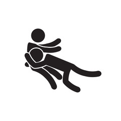 Takedown icon. Vector.