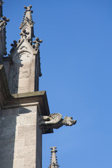 Fototapeta premium gargoyles at the temple