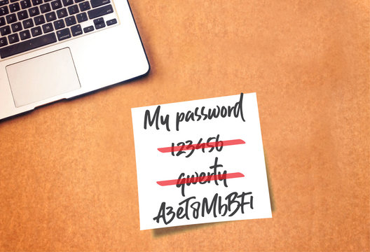 
Password management. Weak and strong password