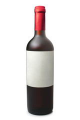 Red wine bottle