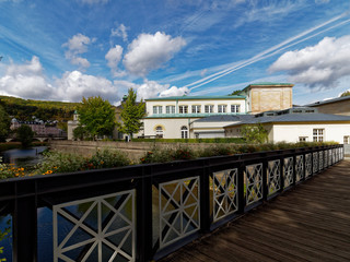.Kurpark und Regentenbau im Staatsbad Bad Kissingen, Unterfranken, Franken, Bayern, Deutschland.