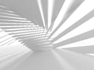 Abstract Modern White Architecture Background