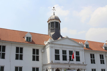 The architecture at Governor Office (Gouverneurskantoor) now Museum Fatahillah in Kota Tua Old Town