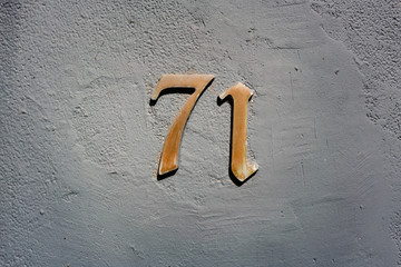 Number 71