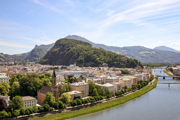 Salzburg, Kapuzinerberg, Österreich 