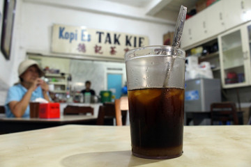 A cup of coffee at the legendary 