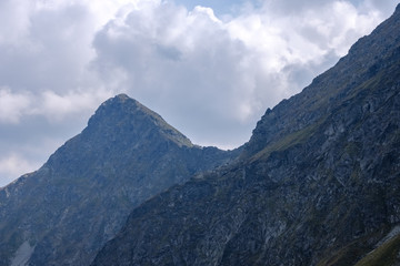 Obraz premium mountain panorama from top of Banikov peak in Slovakian Tatra mountains