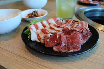 A lunch set at Gyu-kaku - a Japanese yakiniku restaurant