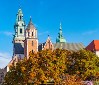 Wawel Cathedral by Autumn