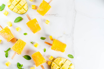 Popsicles, Frozen mango smoothie