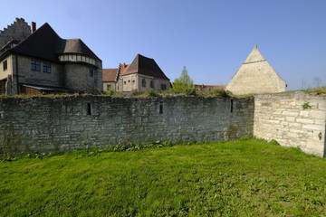 Schloss Neuenburg bei Freyburg, Burgenlandkreis, Sachsen-Anhalt, Deutschland.....