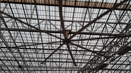 ceiling of modern building