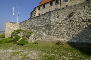 Fototapeta na wymiar Schloss Neuenburg bei Freyburg, Burgenlandkreis, Sachsen-Anhalt, Deutschland.....