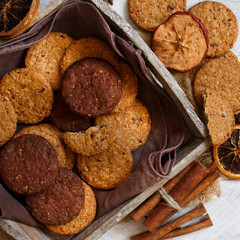 Homemade oatmeal cookies