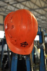 red lantern on the wall