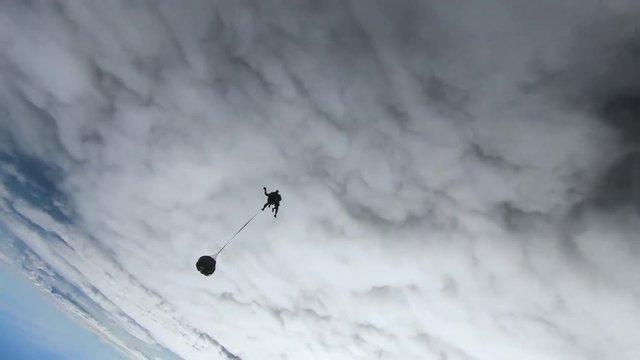 skydiving in tandem