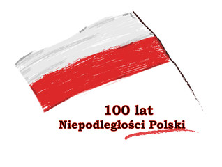 Setna rocznica odzyskania niepodległości przez Polskę - 11 listopada - obrazy, fototapety, plakaty