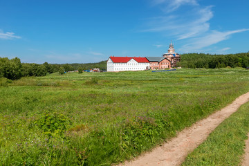Holy Trinity Anzersky monastery of the Solovki monastery on an island Anzer (Russia, Arkhangelsk region, Solovki) © Konstantin