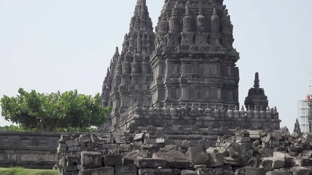 Candi Sewu Temple Complex of Prambanan in Central Java, Indonesia