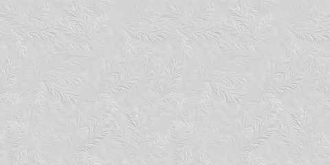 Christmas tree branches, white 3d seamless texture