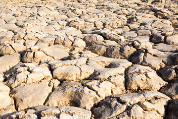 Valley with fantastic minerals formations at Dallol, Danakil Depression, Ethiopia, Africa