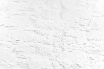 White background Whitewashed stone wall background Rough texture
