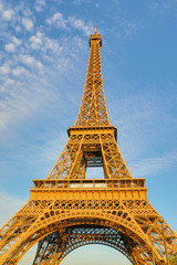 Eiffel Tower at sunset