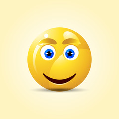 Fototapeta premium vector smiley face