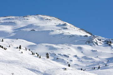 Winterlandschaft bei Hochfügen, Österreich