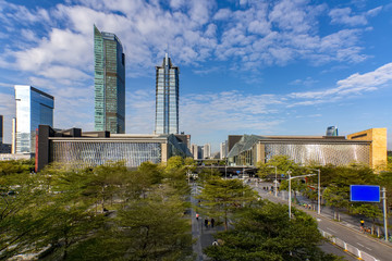 Obraz premium Urban Landscape of Shenzhen Citizen Center