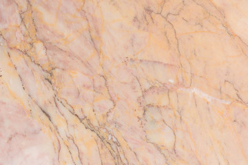 detailed structure of marble in natural patterned for background and product design. orange cream marble texture