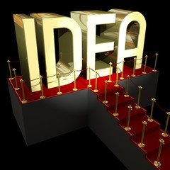 3D idea concept