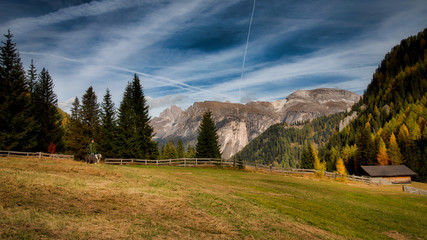 Blick über die Dolomiten