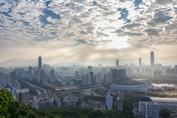 Fototapeta na wymiar Shenzhen City Skyline