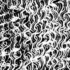 White and black grunge pattern. Background. Brush. Vector.