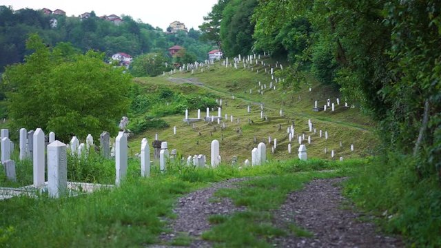 graveyard in bosnia tesanj