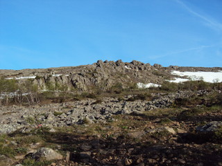 rocks and blue sky