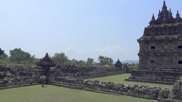 Buddhist temple in Magelang, Central Java, Indonesia