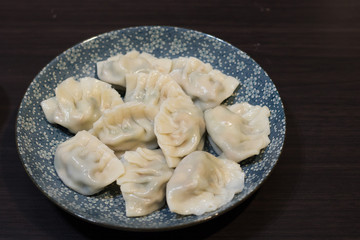 Home-made recipe for dumplings.