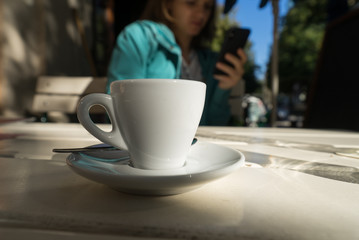 Espresso in summer
