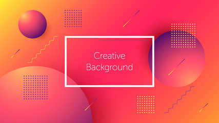 Futuristic background with dynamic shapes