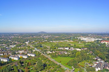 OBERHAUSEN-NORD mit Blick Richtung Sterkrade + Bottrop 