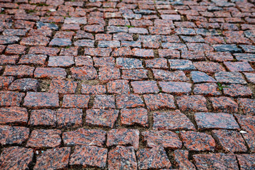 Fragment of a walkway in the park