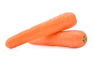 Carrot isolated on the white background .