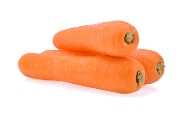Carrot isolated on the white background .